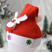 Merry Christmas Hat Light Up LED New Year Navidad  Cap Snowman ElK Santa Claus Hats For Kids Children Adult Xmas Gift Decoration