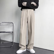 Men spring and autumn Korean version khaki work wear trousers for men formal trouser baggy pants