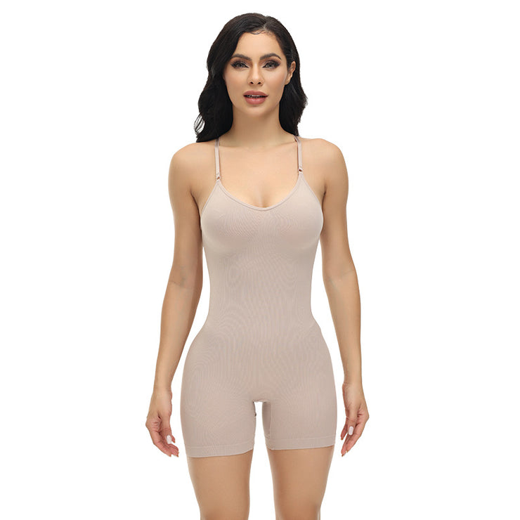 Hot selling seamless one-piece shapewear for women, with abdominal and hip lifting, tight fitting shaping underwear, slimming and body shaping corset