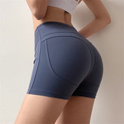 Women Tummy Control Athletic Shorts Booty Sports Push Up Gym Shorts  Femme Yoga Shorts Workout Clothes