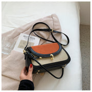 Retro Women's Bag Fashion Shoulder Bag Women's Matte Stitching Small Square Bag New Armpit Small Bag