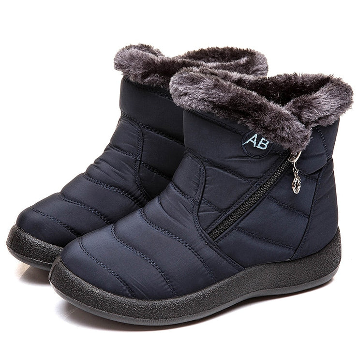 Bottes pour femmes, bottes de neige imperméables à la mode pour chaussures d'hiver pour femmes, bottines légères et décontractées, bottes d'hiver chaudes