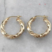 Shine Gold Color Women Earrings Fashion Smooth Hoop Earrings for Women Engagement Wedding Jewelry Gift