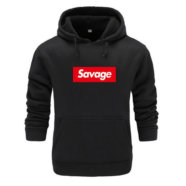 Mens Hoodies Savage Hoodies Parody No Heart X Savage Mode Slaughter Gang ATL Cotton Long Sleeved Hoodies Suprem