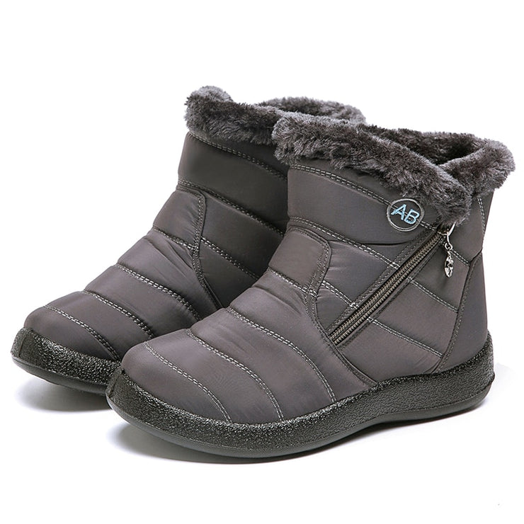 Bottes pour femmes, bottes de neige imperméables à la mode pour chaussures d'hiver pour femmes, bottines légères et décontractées, bottes d'hiver chaudes