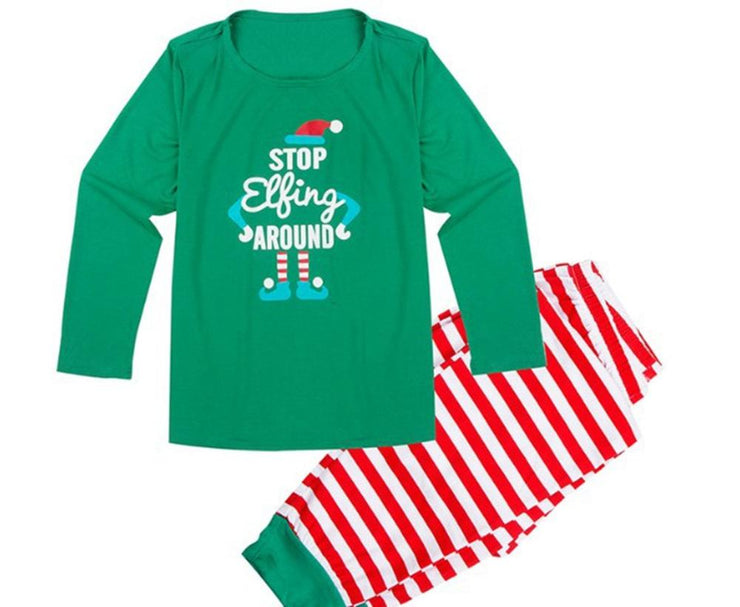 Family Christmas Pajamas Set  Adult Kids Pajamas Set Baby Romper Sleepwear