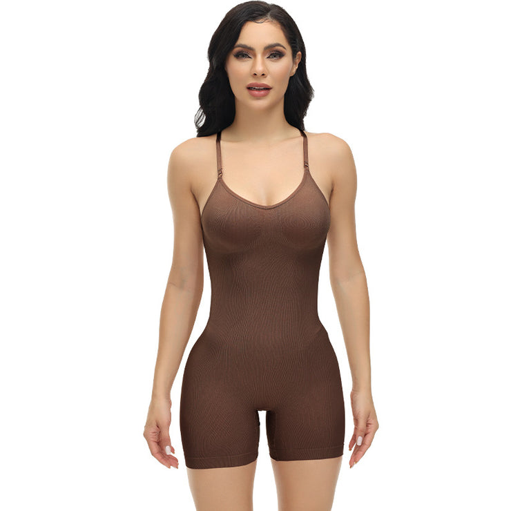 Hot selling seamless one-piece shapewear for women, with abdominal and hip lifting, tight fitting shaping underwear, slimming and body shaping corset